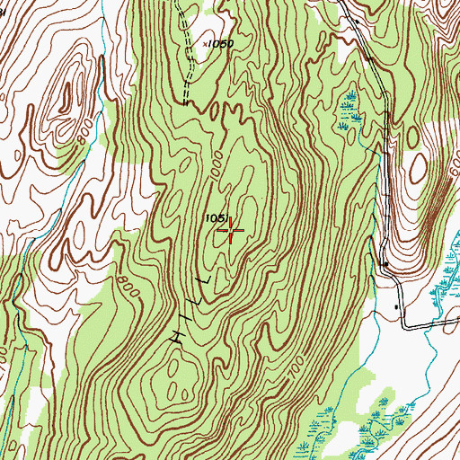 Topographic Map of Pine Hill, NY