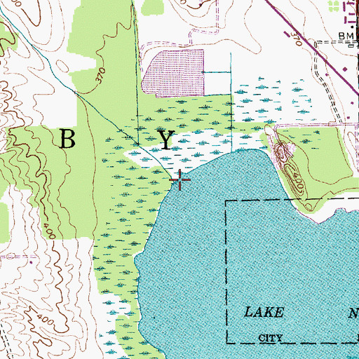 Topographic Map of Pine Hill Creek, NY