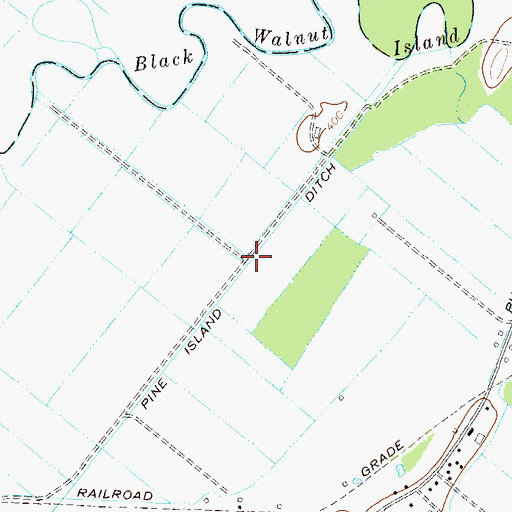 Topographic Map of Pine Island Ditch, NY