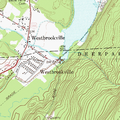Topographic Map of Pine Kill, NY