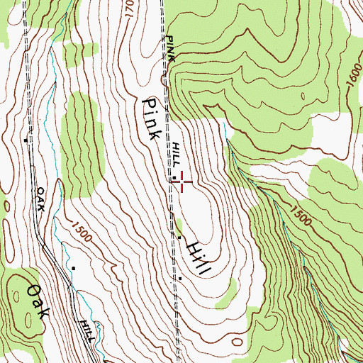 Topographic Map of Pink Hill, NY
