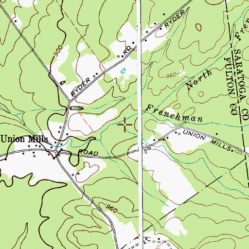 Topographic Map of Pittock Brook, NY