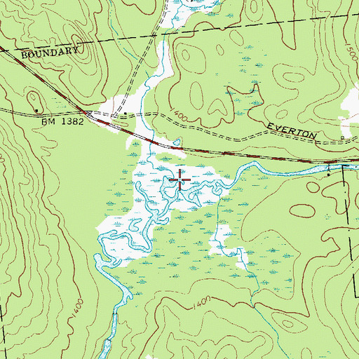 Topographic Map of Pleasant Brook, NY