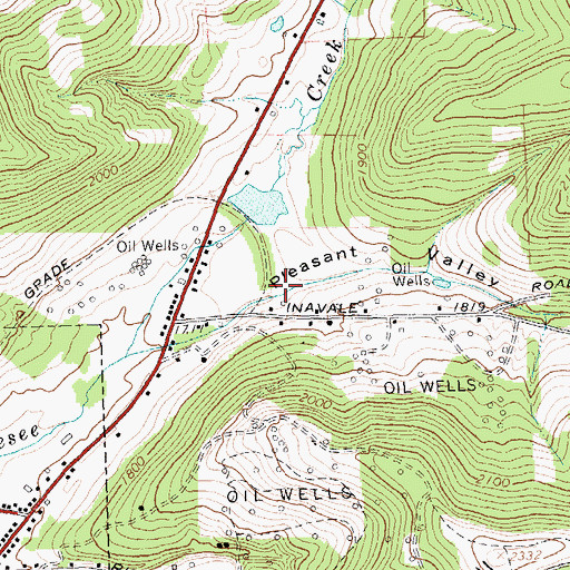 Topographic Map of Pleasant Valley, NY