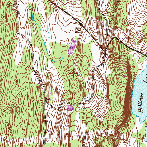 Topographic Map of Potic Mountain, NY