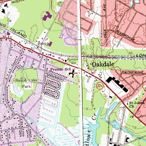 Topographic Map of Premm Learning Center, NY