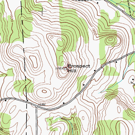 Topographic Map of Prospect Hill, NY