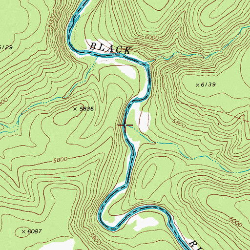 Topographic Map of Poker Gap Creek, AZ