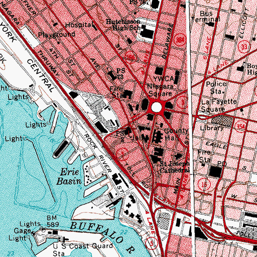 Topographic Map of Public School 2, NY