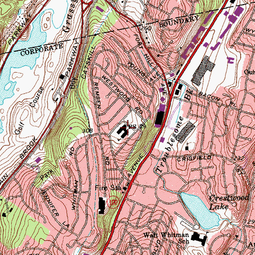 Topographic Map of Public School 29, NY