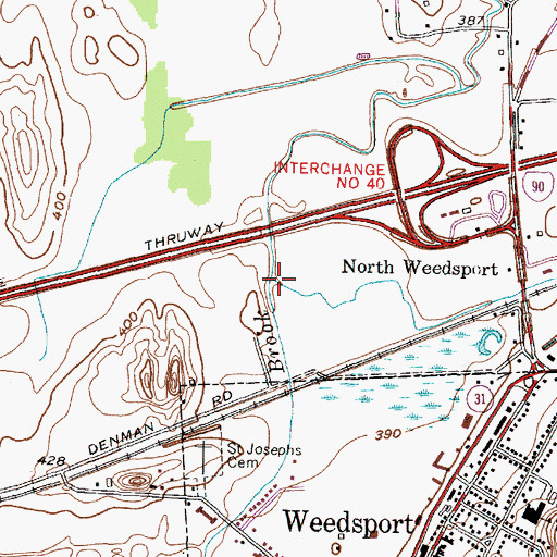 Topographic Map of Putnam Brook, NY