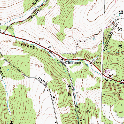 Topographic Map of Quig Hollow, NY