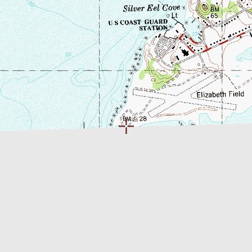 Topographic Map of Race Point, NY