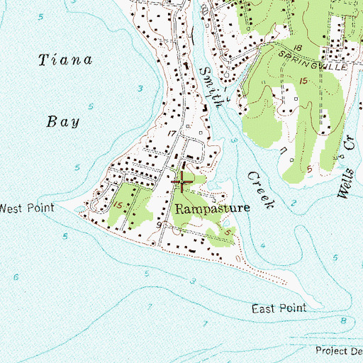Topographic Map of Rampasture, NY