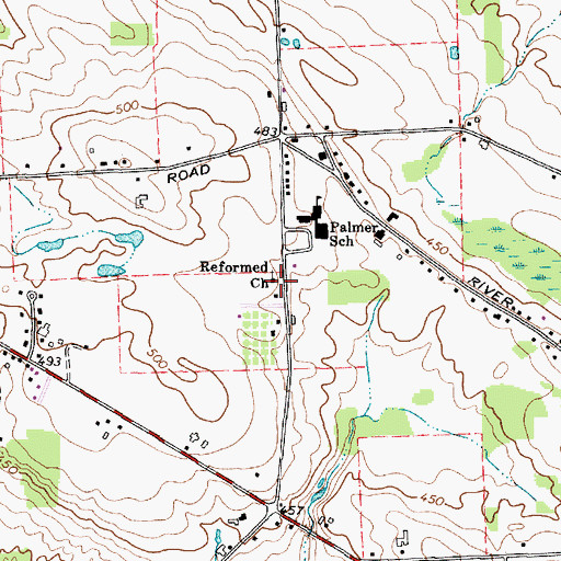 Topographic Map of Christian Reformed Church, NY