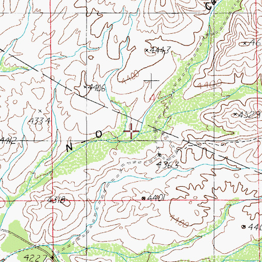 Topographic Map of Polecat Canyon, AZ