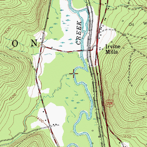 Topographic Map of Rice Brook, NY