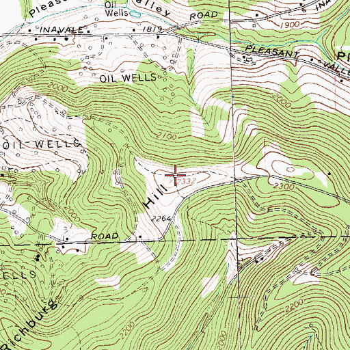 Topographic Map of Richburg Hill, NY