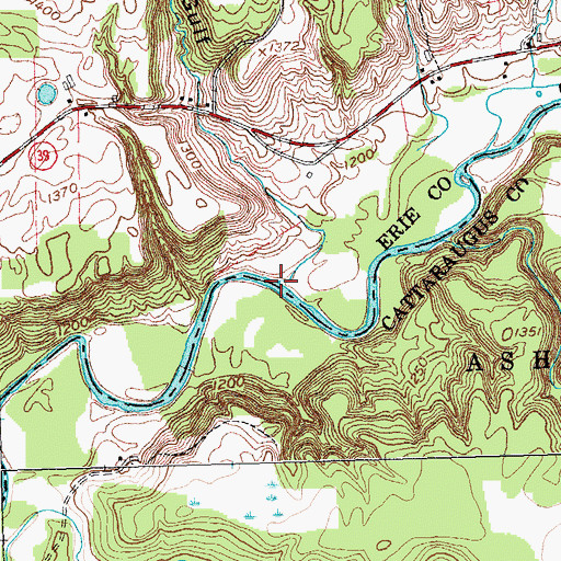 Topographic Map of Richmond Gulf, NY