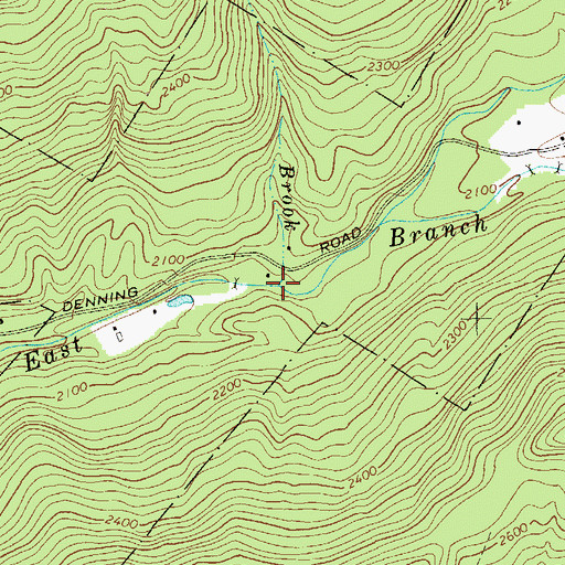 Topographic Map of Riley Brook, NY