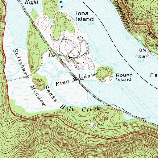 Topographic Map of Ring Meadow, NY