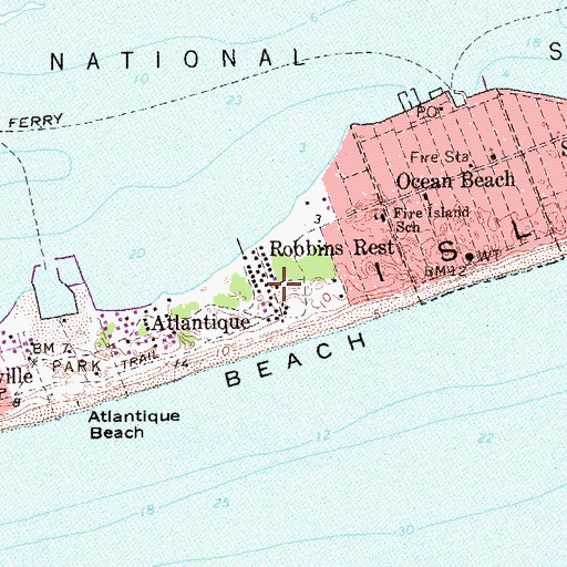 Topographic Map of Robbins Rest, NY