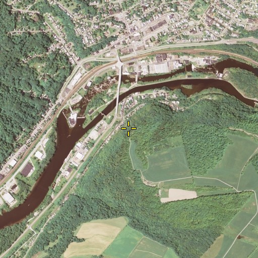 Aerial/Satellite Image of Rollaway, NY