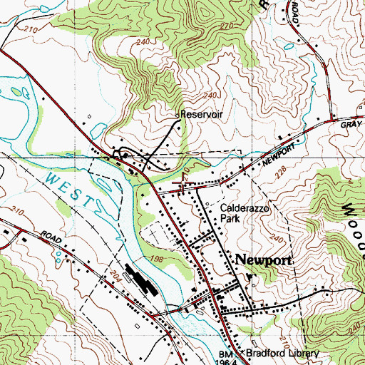 Topographic Map of Rose Valley, NY