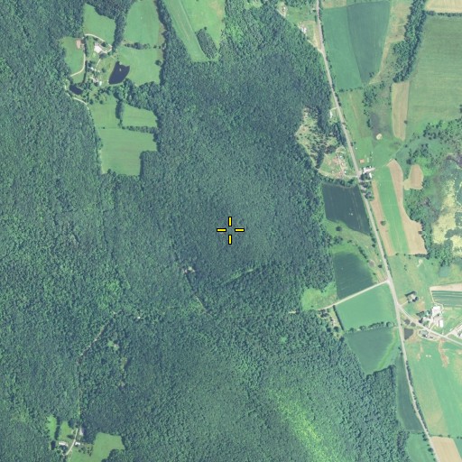 Aerial/Satellite Image of Round Ball Mountain, NY