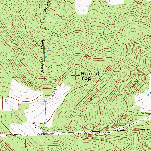 Topographic Map of Round Top, NY