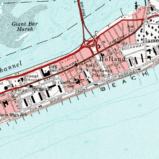 Topographic Map of Saint Camillus School, NY