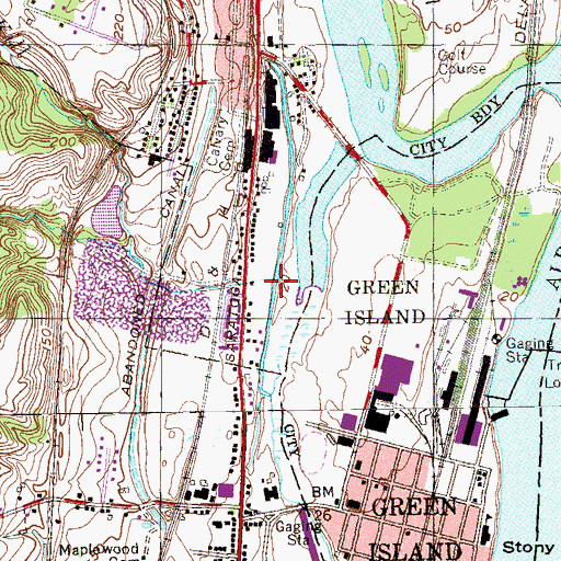 Topographic Map of Salt Kill, NY