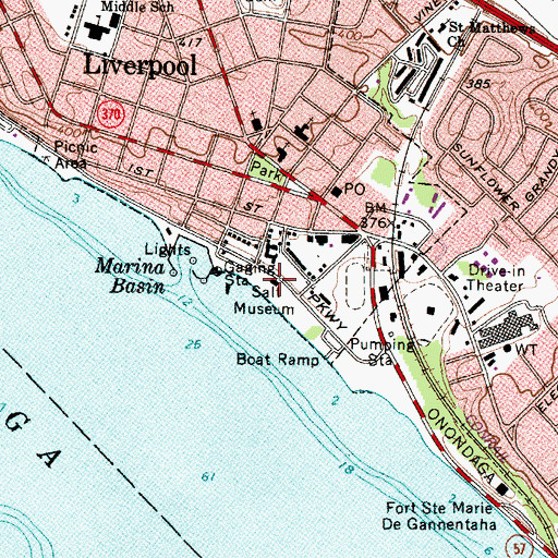 Topographic Map of Salt Museum, NY