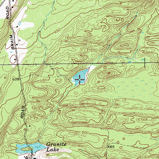 Topographic Map of Sessleman Brook, NY