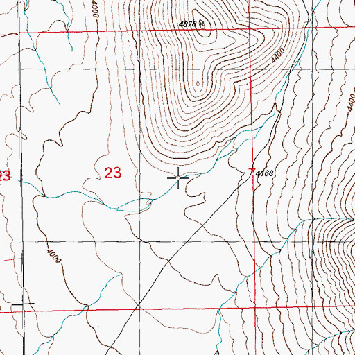 Topographic Map of Poppy Canyon, AZ