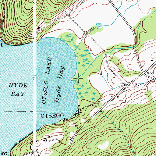 Topographic Map of Shadow Brook, NY