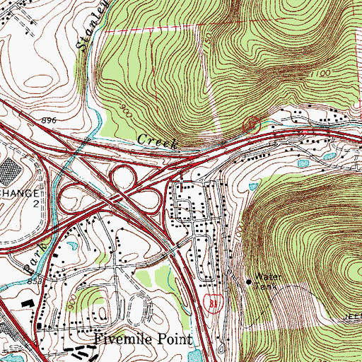 Topographic Map of Sherwood Hollow, NY