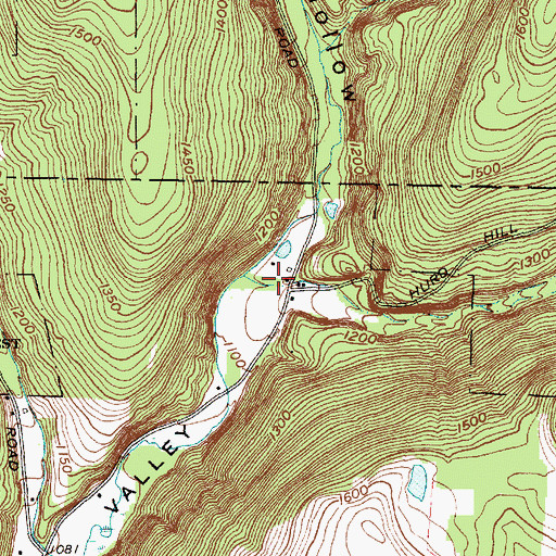 Topographic Map of Shindagin Hollow, NY