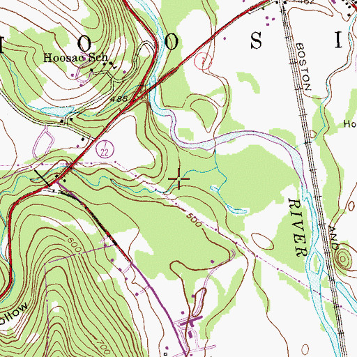 Topographic Map of Shingle Hollow, NY