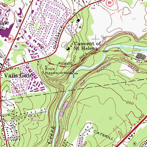 Topographic Map of Silver Stream, NY