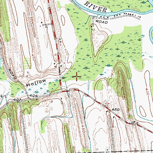 Topographic Map of Sleepy Hollow, NY