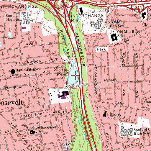 Topographic Map of Smith Pond, NY