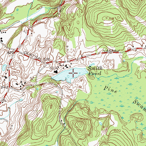 Topographic Map of Smith Pond, NY