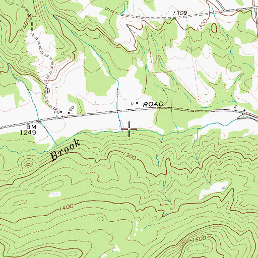 Topographic Map of Smithkill Brook, NY