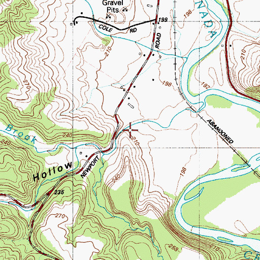 Topographic Map of Smoky Hollow, NY