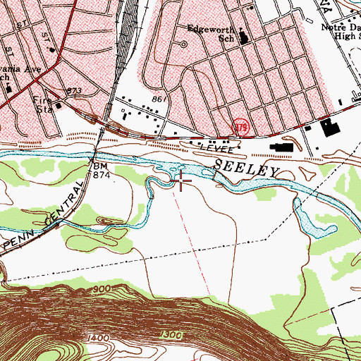 Topographic Map of South Creek, NY