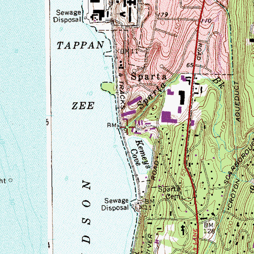 Topographic Map of Sparta Brook, NY