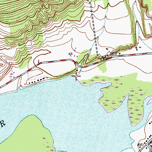 Topographic Map of Spinks Brook, NY
