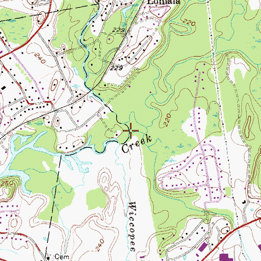 Topographic Map of Sprout Creek, NY