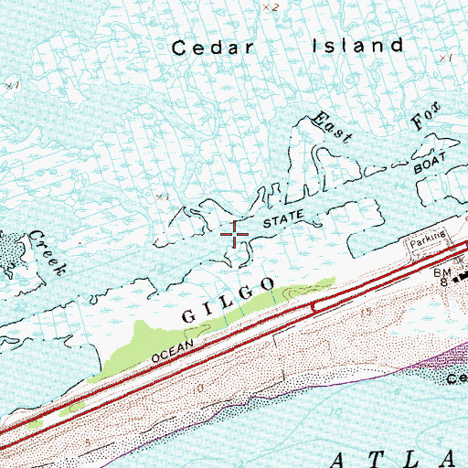 Topographic Map of Little Swift Creek, NY